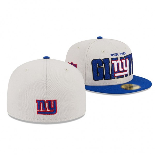 New York Giants Stone 2023 NFL Draft 59FIFTY Fitte...