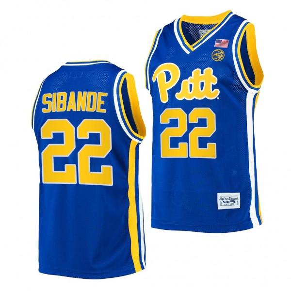Nike Sibande #22 Pitt Panthers Retro Basketball Cl...