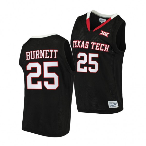 Texas Tech Red Raiders Nimari Burnett Black 2020-2...