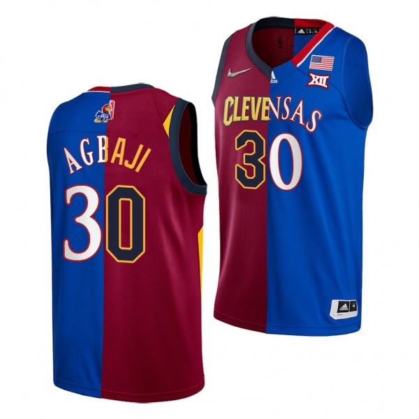 2022 NBA Draft Ochai Agbaji #30 Cavaliers X Kansas...