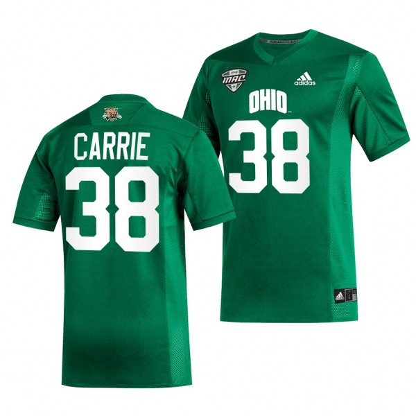 Ohio Bobcats #38 T.J. Carrie College Football Gree...