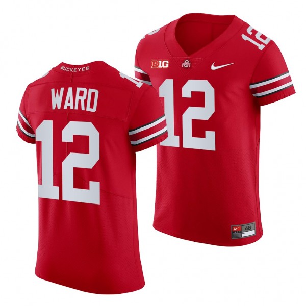 Ohio State Buckeyes Denzel Ward 12 All Scarlet Col...