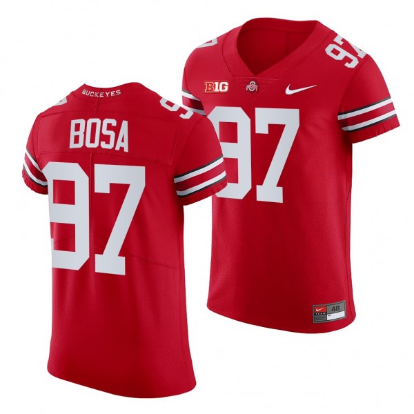 Ohio State Buckeyes Joey Bosa 97 All Scarlet College Football NFL Elite Jersey Men