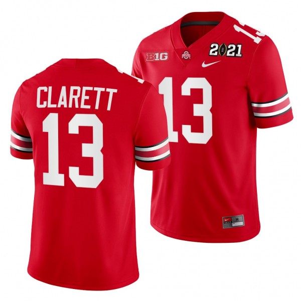 Ohio State Buckeyes Maurice Clarett 2021 Sugar Bowl Champions Jersey Scarlet College Football Playoff Home