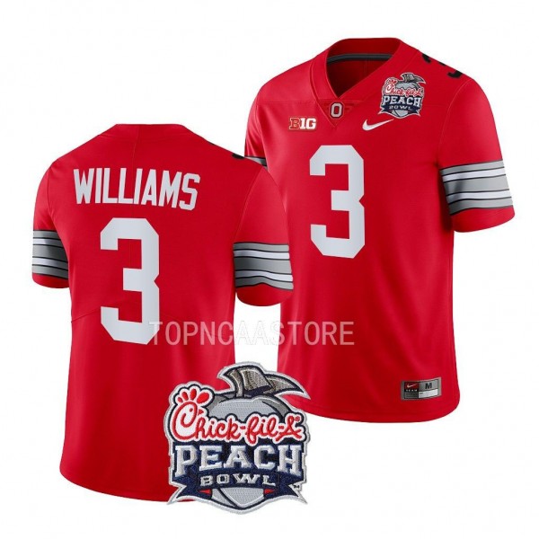 2022 Peach Bowl Miyan Williams Ohio State Buckeyes...