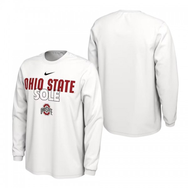 Ohio State Buckeyes On Court Long Sleeve T-Shirt W...