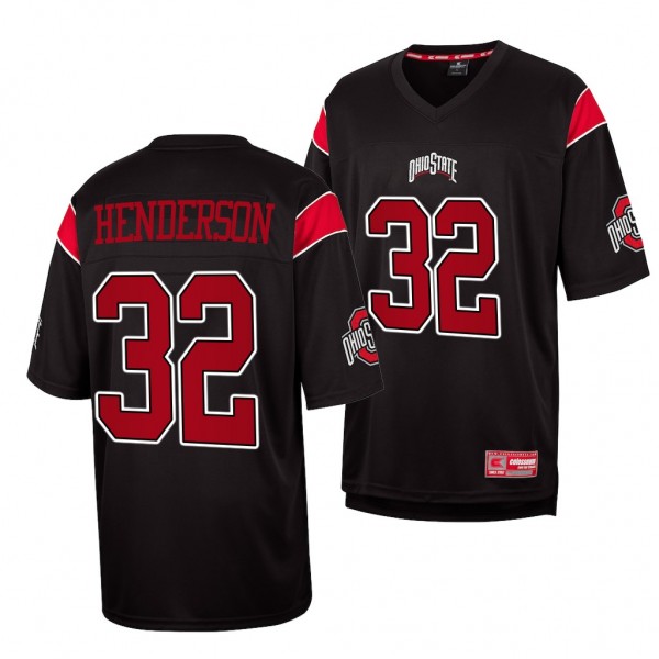 TreVeyon Henderson Ohio State Buckeyes #32 Black J...