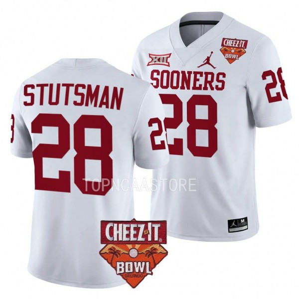 Danny Stutsman Oklahoma Sooners 2022 Cheez-It Bowl...