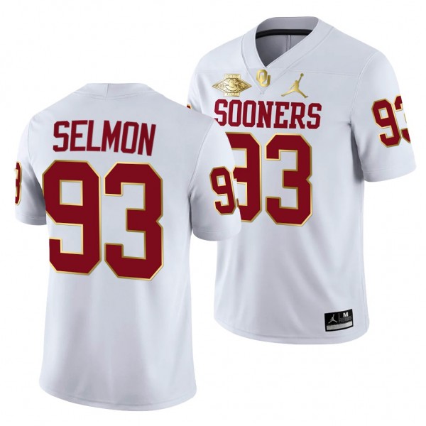 Oklahoma Sooners Lee Roy Selmon 93 White 2021 Red ...