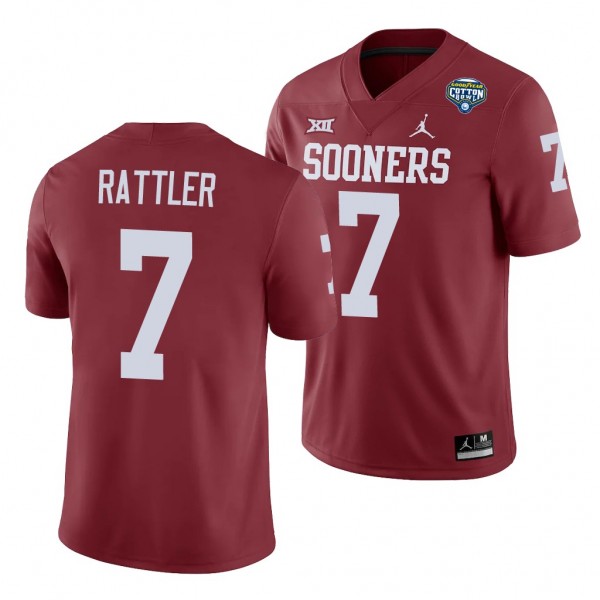 Oklahoma Sooners Spencer Rattler Crimson 2020 Cott...