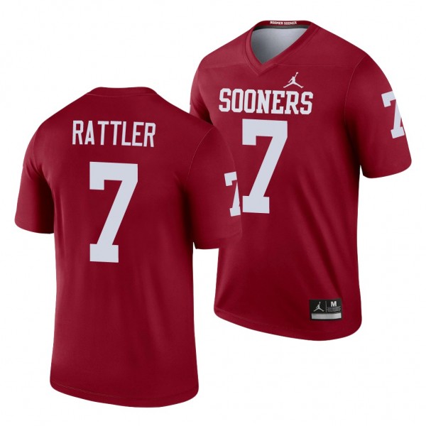 Oklahoma Sooners Spencer Rattler 7 Crimson Legend ...