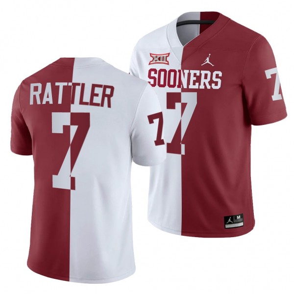 Oklahoma Sooners Spencer Rattler 7 White Crimson S...