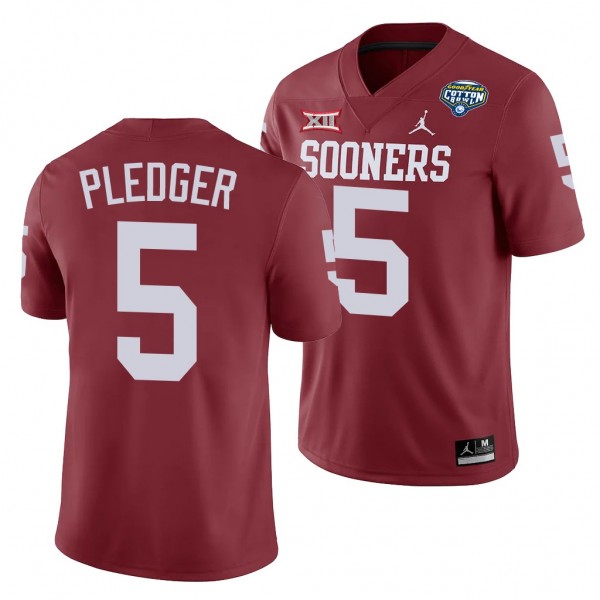Oklahoma Sooners T.J. Pledger 2020 Cotton Bowl Cla...