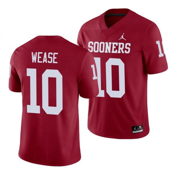 Oklahoma Sooners Theo Wease 10 Crimson Alumni Game...