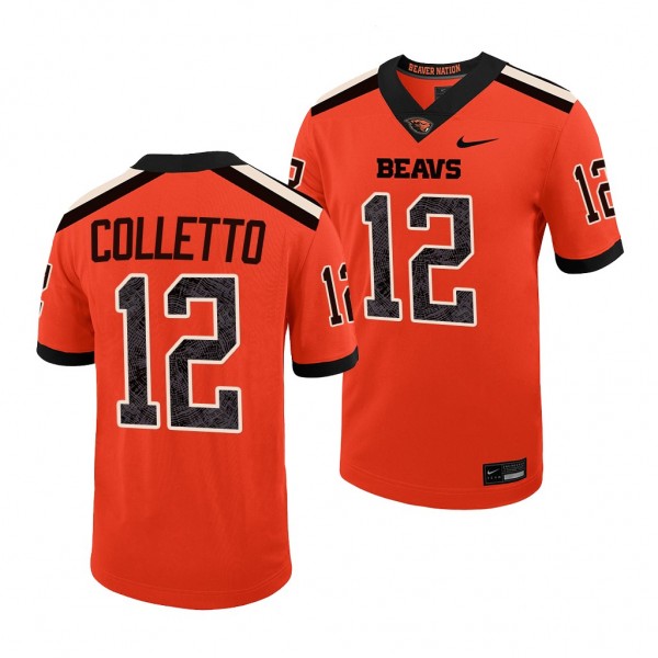 Oregon State Beavers Jack Colletto Jersey College ...
