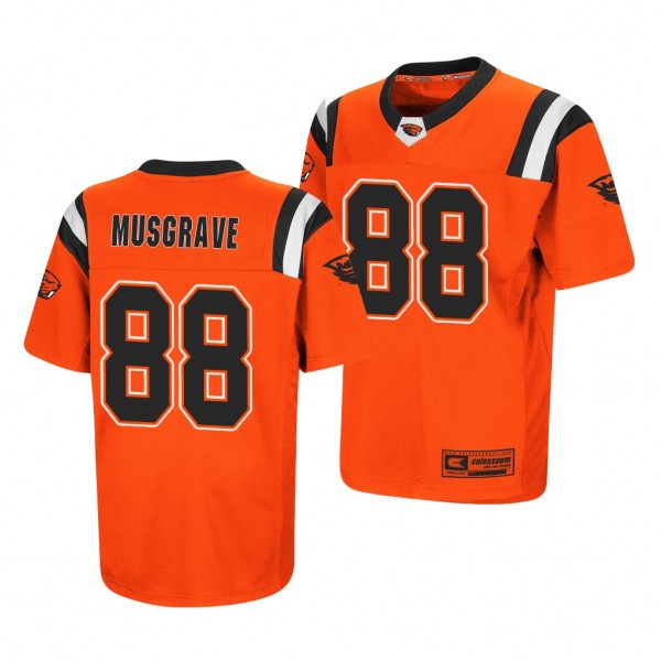 Oregon State Beavers Luke Musgrave Orange Replica College Football Jersey