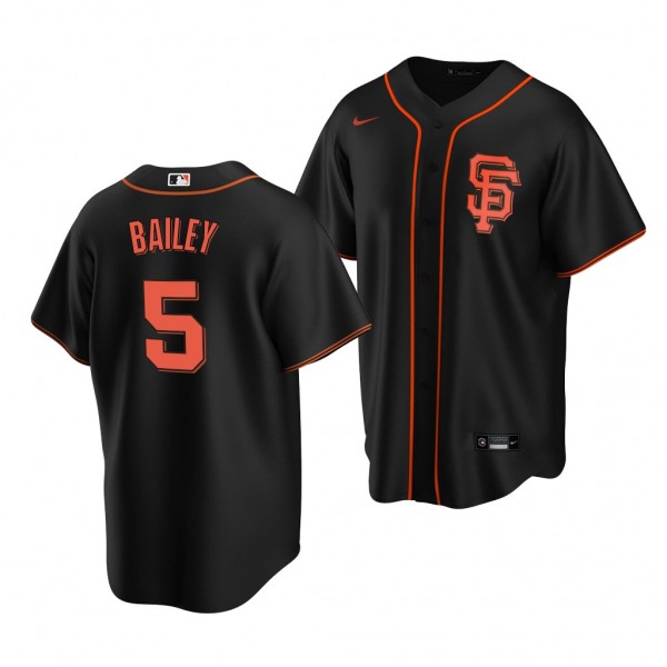Patrick Bailey San Francisco Giants 2020 MLB Draft Black Jersey Alternate Replica