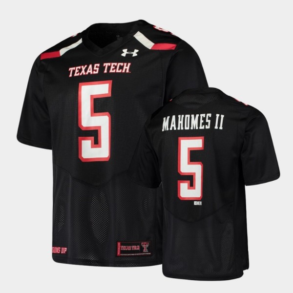 Texas Tech Red Raiders Patrick Mahomes Black Repli...