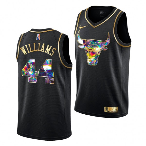 Patrick Williams #44 Chicago Bulls Diamond Logo Bl...