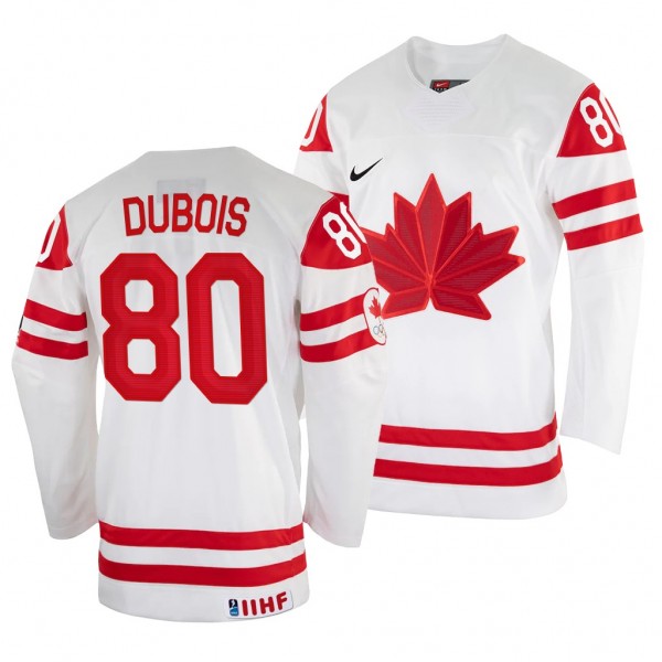 Canada Hockey Pierre-Luc Dubois #80 White Home Jer...