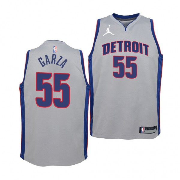 Luka Garza Detroit Pistons Grey 2021 Statement Edi...
