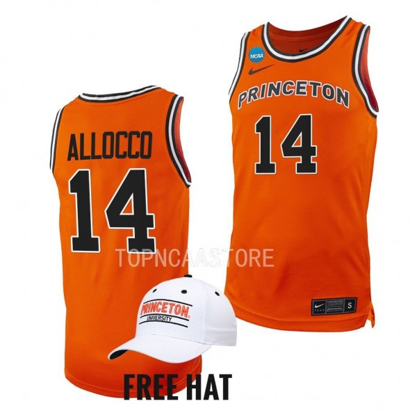 Princeton Tigers Matt Allocco 2023 NCAA March Madn...
