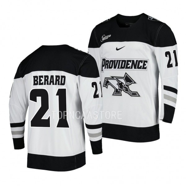 Providence Friars Brett Berard Replica Hockey Whit...