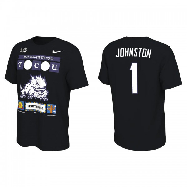 Quentin Johnston TCU Horned Frogs Black College Fo...