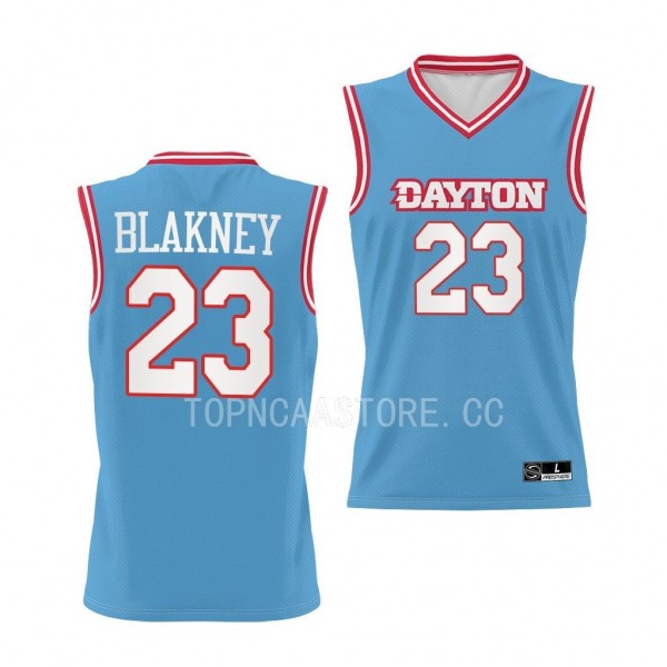 R.J. Blakney #23 Dayton Flyers NIL Basketball Replica Jersey 2022-23 Chapel Blue