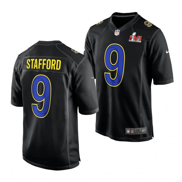 Rams Matthew Stafford Super Bowl LVI Bound Black F...