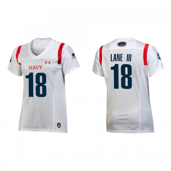 Rayuan Lane III Women's Navy Midshipmen Under Armour 2022 Special Games Replica Jersey White