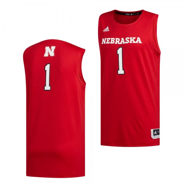 Nebraska Cornhuskers College Basketball #1 Red Swi...