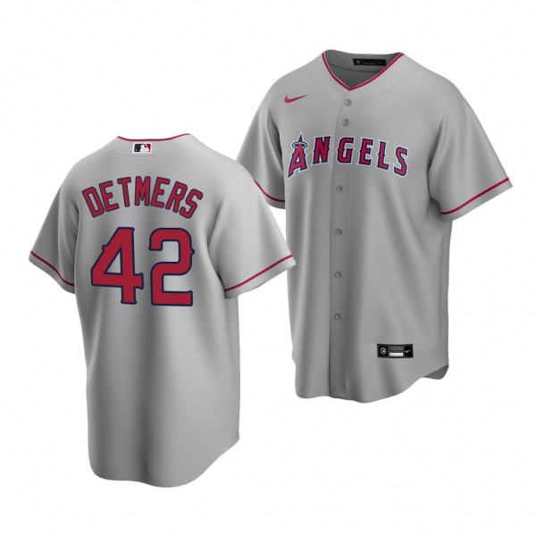 Reid Detmers Los Angeles Angels 2020 MLB Draft Gray Jersey Road Replica