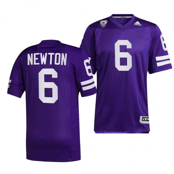 Washington Huskies Richard Newton #6 Purple 91 Thr...