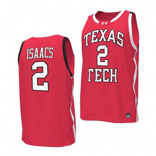 Ricky Pop Isaacs #2 Texas Tech Red Raiders Replica...