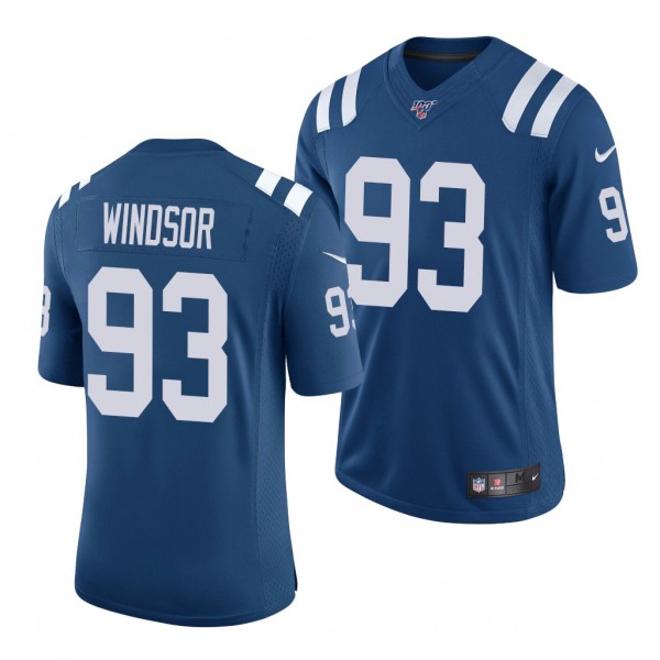 Indianapolis Colts Rob Windsor Blue 2020 NFL Draft Vapor Limited Jersey