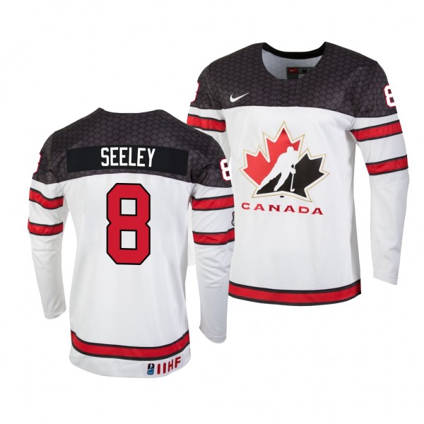Canada Hockey Ronan Seeley White 2022 IIHF World J...