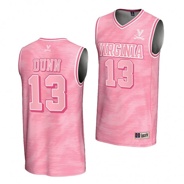 Ryan Dunn Virginia Cavaliers #13 Pink Lightweight ...
