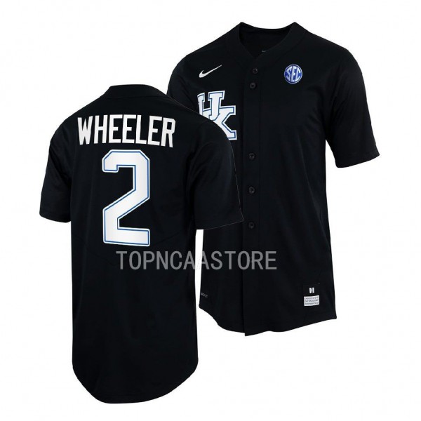 Sahvir Wheeler Kentucky Wildcats #2 Black Baseball...