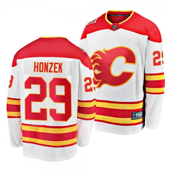 2023 NHL Draft Samuel Honzek Calgary Flames #29 Wh...