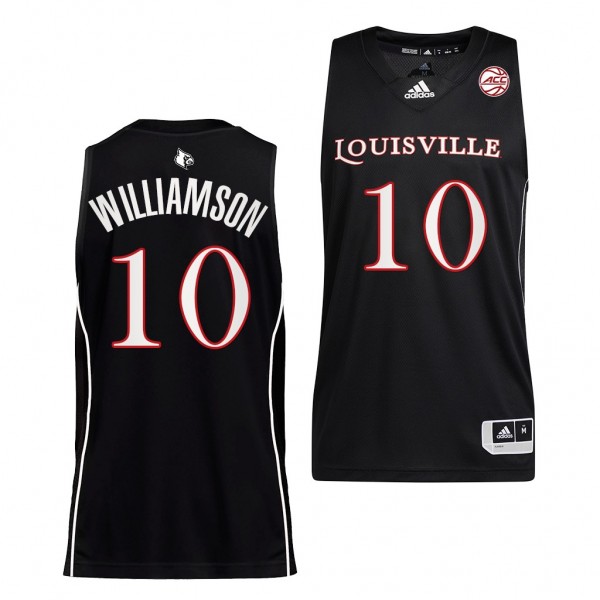 Louisville Cardinals Samuell Williamson #10 Black ...