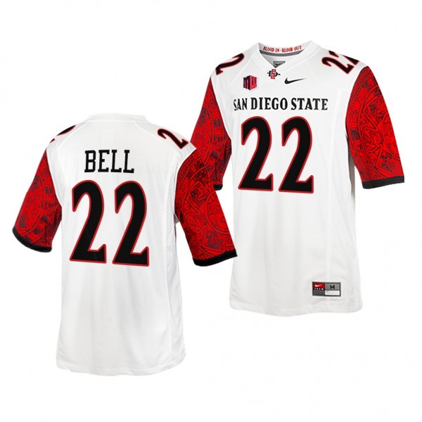 Greg Bell San Diego State Aztecs 22 White 2021-22 ...