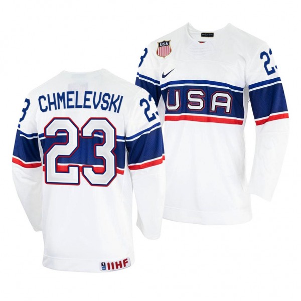 Sasha Chmelevski USA Hockey 2022 IIHF World Champi...