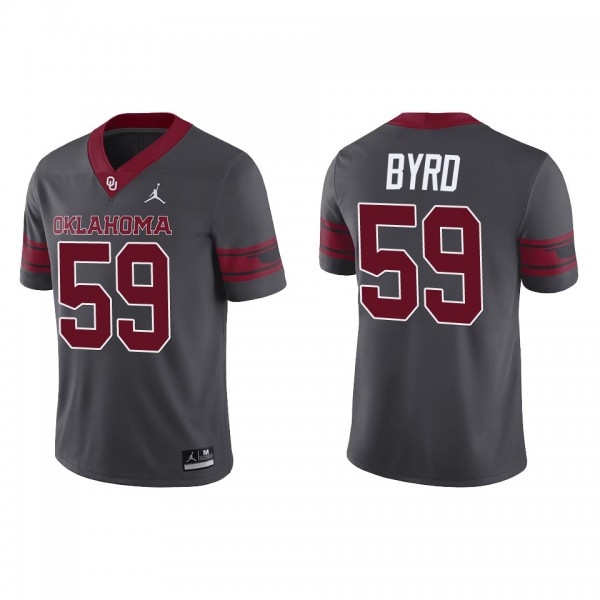 Savion Byrd Oklahoma Sooners Nike Alternate Game Jersey Anthracite
