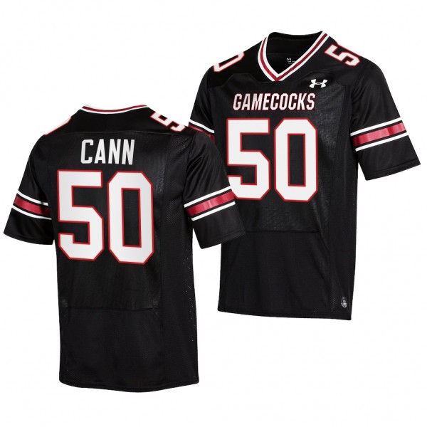 A.J. Cann South Carolina Gamecocks #50 Black Jerse...