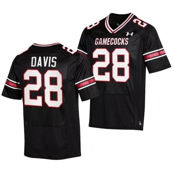 Mike Davis South Carolina Gamecocks #28 Black Jers...