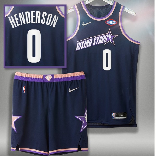 Scoot Henderson 2022 NBA Rising Stars NBA-G #0 Pur...