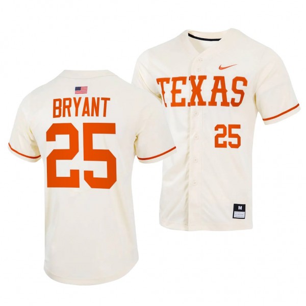 Scott Bryant Texas Longhorns #25 Natural College B...