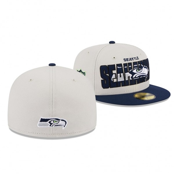 Seattle Seahawks Stone 2023 NFL Draft 59FIFTY Fitted Hat