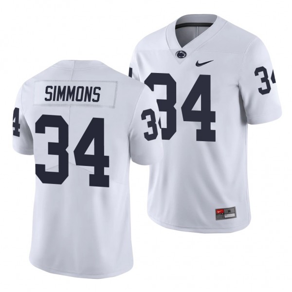 Penn State Nittany Lions Shane Simmons White Limited College Football Jersey